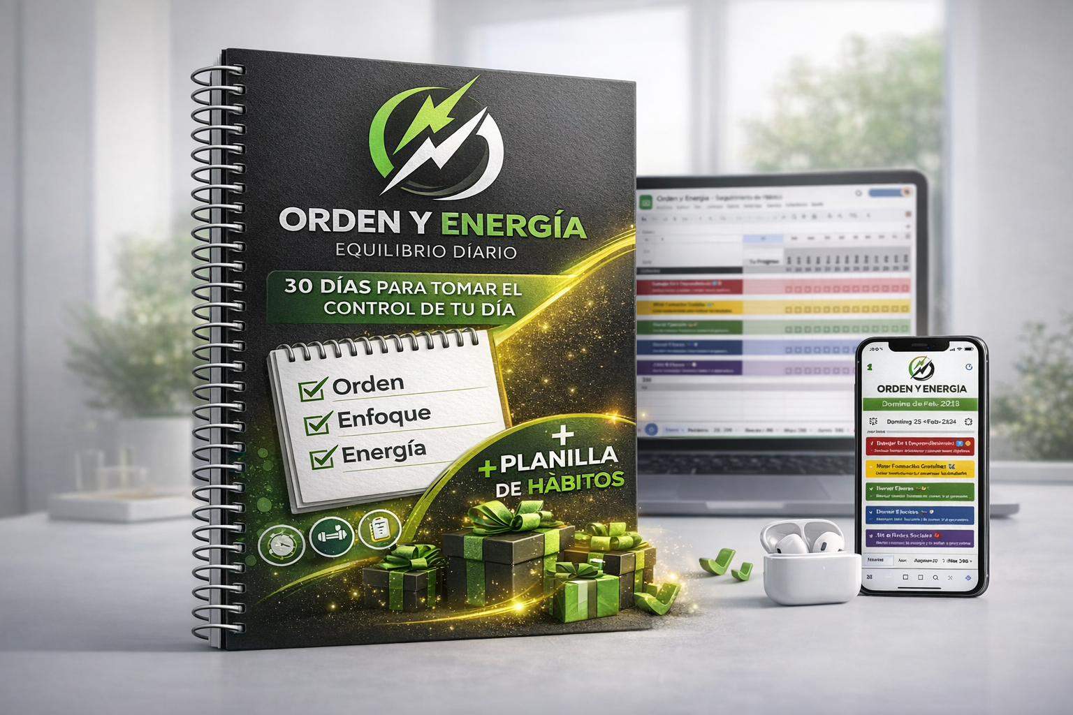 Orden y Energía – 30 Días para Tomar el Control de tu Día